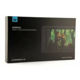 Графический планшет/монитор Huion Kamvas Pro 16 (GT-156), Разрешение 1920х1080, Яркость 220cd/m2, Матрица IPS, 5080 lpi, Чувствительность к нажатию 8192, Интерфейс USB, Рабочая область 293,76*165,24 мм., Чёрный