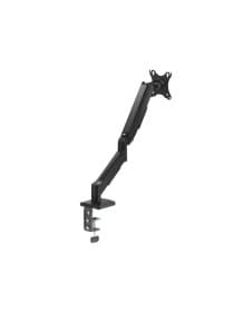 Настольный кронштейн с газлифтом ХG MGA-1732, для мониторов 17"-32", Нагрузка 9 кг., Наклон + 90°~- 90°, Поворот +/- 90°, Вращение монитора +/-180°, VESA 75x75,100x100, Регулировка по высоте 450 мм