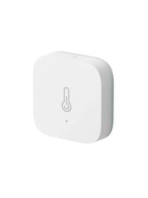 Датчик температуры и влажности Яндекс YNDX-00523 с Zigbee, 3 Вт, 2400 – 2483,5 МГц, CR2032, Экосистема Яндекс, белая