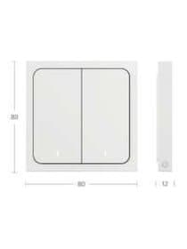 Умный беспроводной выключатель Яндекс YNDX-00535, Zigbee, Wi-Fi(2,4 ГГц), IP20, белый