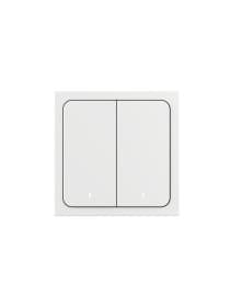 Умный беспроводной выключатель Яндекс YNDX-00535, Zigbee, Wi-Fi(2,4 ГГц), IP20, белый