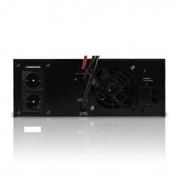 Инвертор SVC DI-600-F-LCD, мощность 600ВА/360Вт, Вход 12В и/или 220В, выход 220В (Чистая синусоида на выходе), диапазон работы AVR: 145-270В, Функция заряда батарей 10A, Чёрный