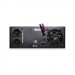 Инвертор SVC DI-600-F-LCD, мощность 600ВА/360Вт, Вход 12В и/или 220В, выход 220В (Чистая синусоида на выходе), диапазон работы AVR: 145-270В, Функция заряда батарей 10A, Чёрный