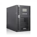 Источник бесперебойного питания SVC PT-2K-LCD, мощность 2000ВА/1600Вт, PT-серия, On-Line, LCD\USB\RS-232, SMART, диапазон работы AVR: 115-300В, Бат.: 12В/7.5Aч*6шт., Вентилятор: 8см*2шт., 4 вых., Чёрный