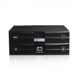 Источник бесперебойного питания SVC RT-2KL-LCD, мощность 2000ВА/1800Вт, Стоечный 19" 4U, RT-серия, On-Line, LCD\Tel.line\RS-232, SMART USB, диапазон работы AVR: 110-288В, Бат.: 12В/7Aч*6шт., Вентилятор: 8см*2шт., 4 вых., Чёрный