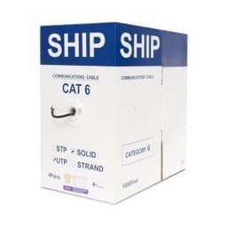 Кабель сетевой SHIP D165A-C, Cat.6, UTP, 30В, 4x2x1/0.574мм, PE, 305 м/б (Влагостойкий, Для наружных работ)