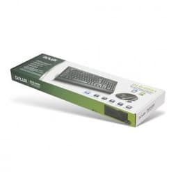 Комплект Клавиатура + Мышь Delux DLD-6091OGB, Беспроводной 2,4ГГц, Нано-ресивер, Оптическая мышь, 1000DPI, Кол-во стандартных клавиш 104, Чёрный