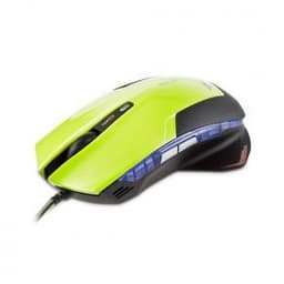 Компьютерная мышь E-Blue Mazer EMS124GR, Оптическая, 600/ 1200/1800/2400dpi, Проводная,Зеленый