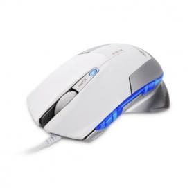 Компьютерная мышь E-Blue Mazer EMS124WH, Оптическая, 600/ 1200/1800/2400dpi, Проводная,Белый