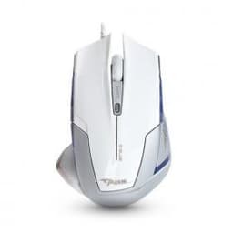 Компьютерная мышь E-Blue Mazer EMS124WH, Оптическая, 600/ 1200/1800/2400dpi, Проводная,Белый