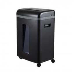 Уничтожитель бумаг COMIX S3508D, A4, Подача: 8 лист., Уничтожение CD/кредитных карт, Уровень секретности: 4, Скорость 2.3 м/мин, Ёмкость корзины 22 л., 65 дБ, Микро резка, Чёрный