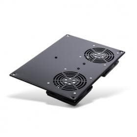 Вентиляторная панель SHIP 700402112, 2 x 12 см, Питание 220V, Чёрный