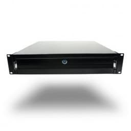 Выдвижной ящик SHIP 702302100, Для шкафов и стоек размера 19", (482mm*441mm*2U), Чёрный