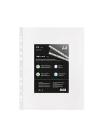 Файл-вкладыш пластиковый Deluxe Clear A4100M, A4, прозрачный, 100 мкм. (пакет 100 шт.)