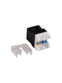 Модуль для информационной розетки SHIP M255-1, Cat.6, RJ-45, UTP, Чёрный