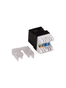 Модуль для информационной розетки SHIP M255-1, Cat.6, RJ-45, UTP, Чёрный