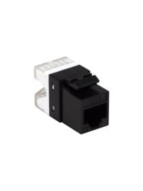 Модуль для информационной розетки SHIP M255-1, Cat.6, RJ-45, UTP, Чёрный