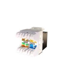 Модуль для информационной розетки SHIP M257, Cat.6, RJ-45, FTP (Экранированный), Серый