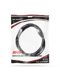 Патч Корд SHIP S3025BK0200-P, Cat.5e, UTP, LSZH, RJ-45, 2 м, Чёрный, Пол. пакет