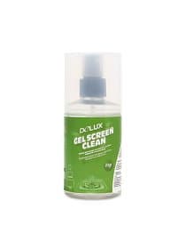 Чистящий набор Delux Gel Screen Clean для экранов и мониторов (LCD, OLED), стеклянных копировальных аппаратов, сканеров и другой оргтехники, Гель 200 мл с салфеткой из микрофибры 18*18 см, Удаление пыли и загрязнений, Дезинфицирует поверхност