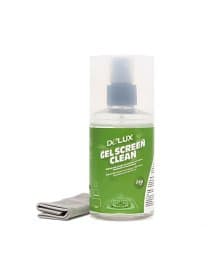 Чистящий набор Delux Gel Screen Clean для экранов и мониторов (LCD, OLED), стеклянных копировальных аппаратов, сканеров и другой оргтехники, Гель 200 мл с салфеткой из микрофибры 18*18 см, Удаление пыли и загрязнений, Дезинфицирует поверхност