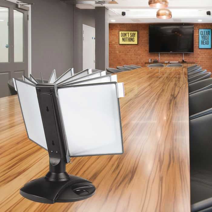 Демосистема настольная Berlingo с 10 панелями, вращающаяся