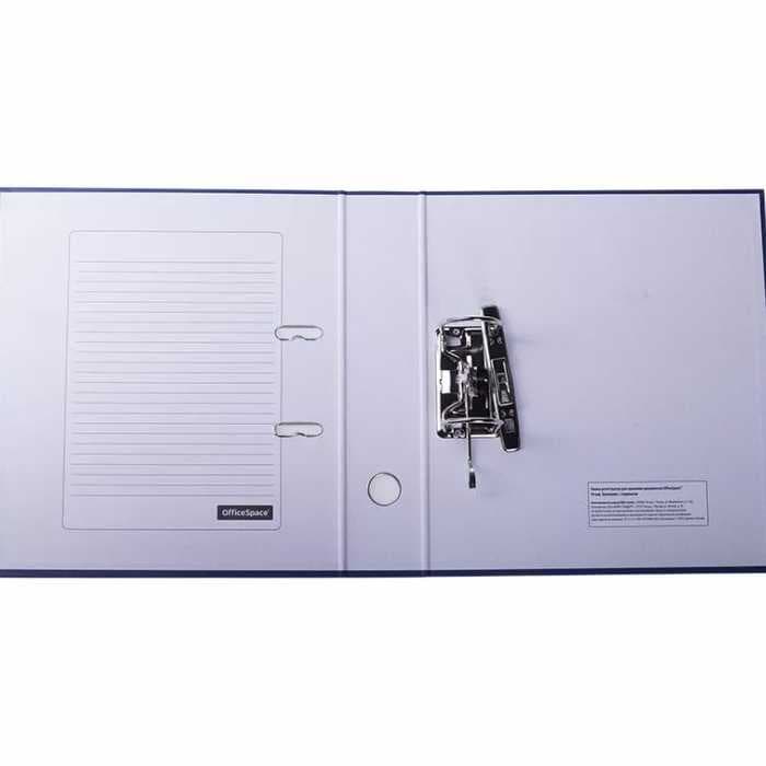 Папка-регистратор Berlingo "Standard", 70мм, бумвинил, с карманом на корешке, синяя