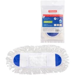 Насадка МОП для швабры-рамки OfficeClean "Professional" карманы, 40*11см, хлопок, длинный ворс (арт.266760)