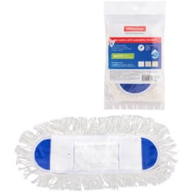 Насадка МОП для швабры-рамки OfficeClean "Professional" карманы, 40*11см, хлопок, длинный ворс (арт.266760)