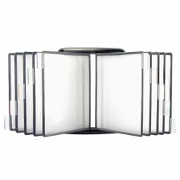 Демосистема настенная с 10 серыми панелями Berlingo, европодвес