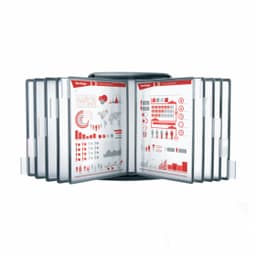 Демосистема настенная с 10 серыми панелями Berlingo, европодвес