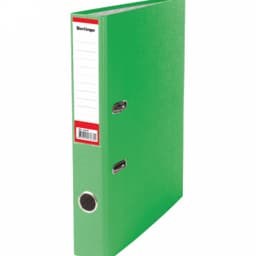 Папка-регистратор Berlingo "Standard", 50мм, бумвинил, с карманом на корешке, салатовая