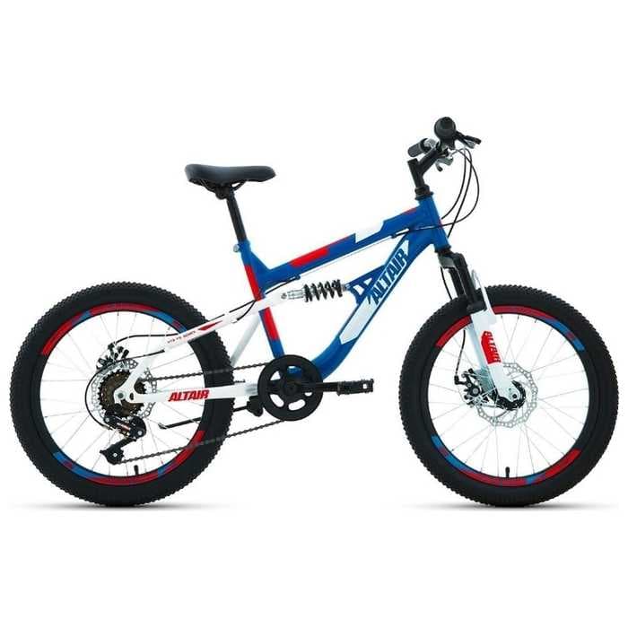 Велосипед ALTAIR MTB FS 20 D (Двухподвесы 20" стальные)