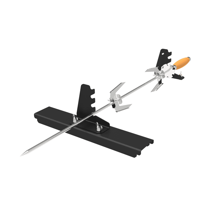 Вертел+опоры Grilver (комплект) для мангалов Файркрафт