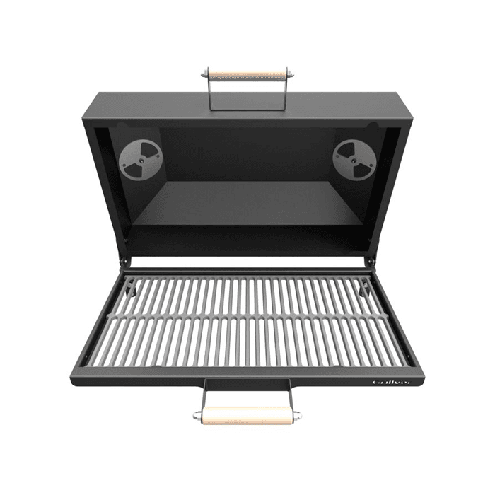 Крышка-гриль Grilver (с чугунной решёткой-гриль) для печь-мангалов Искандер
