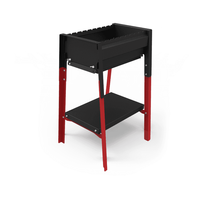 Мангал Grilver Партикс 500 Эйр на подставке