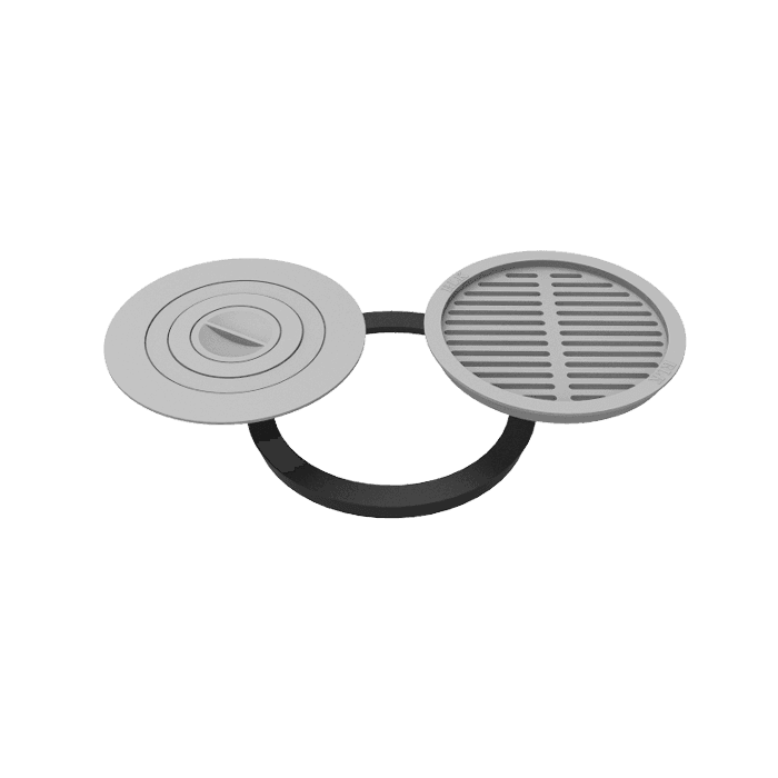 Комплект Grilver 400 (плита + решётка-гриль)