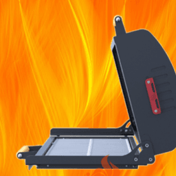 Крышка-гриль Grilver (с чугунной решёткой-гриль) для мангалов Редлайнер