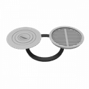 Комплект Grilver 400 (плита + решётка-гриль)