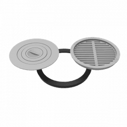 Комплект Grilver 400 (плита + решётка-гриль)