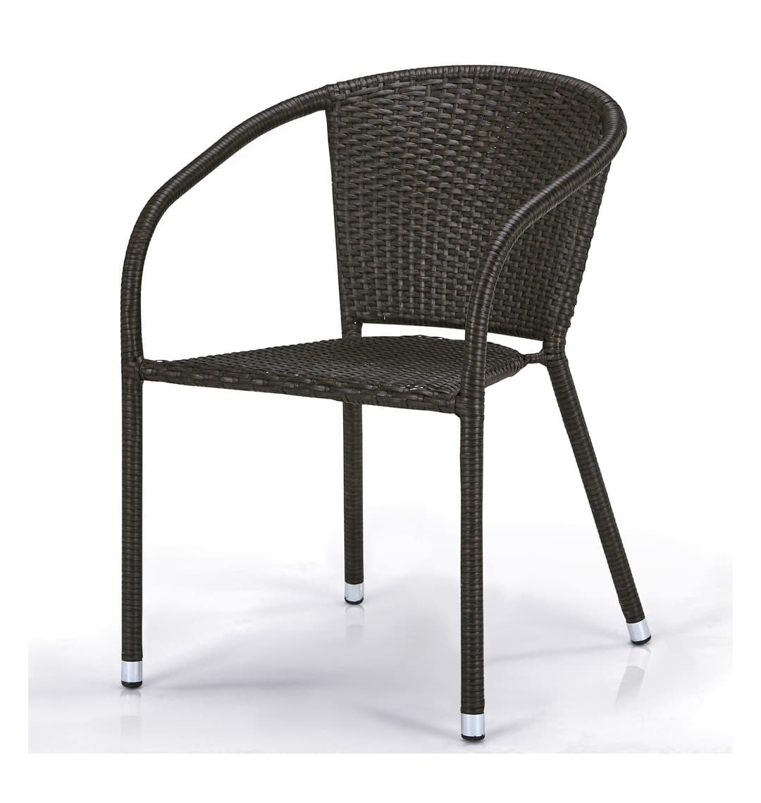 Кресло из искусственного ротанга Y137C-W53 Brown