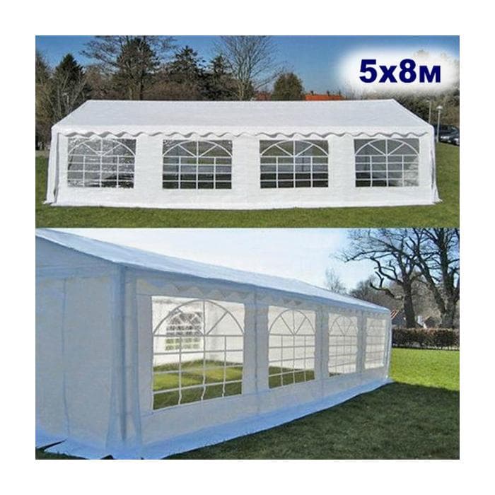 Садовый шатер-павильон 5х8 м AFM-1032W White (5х8)