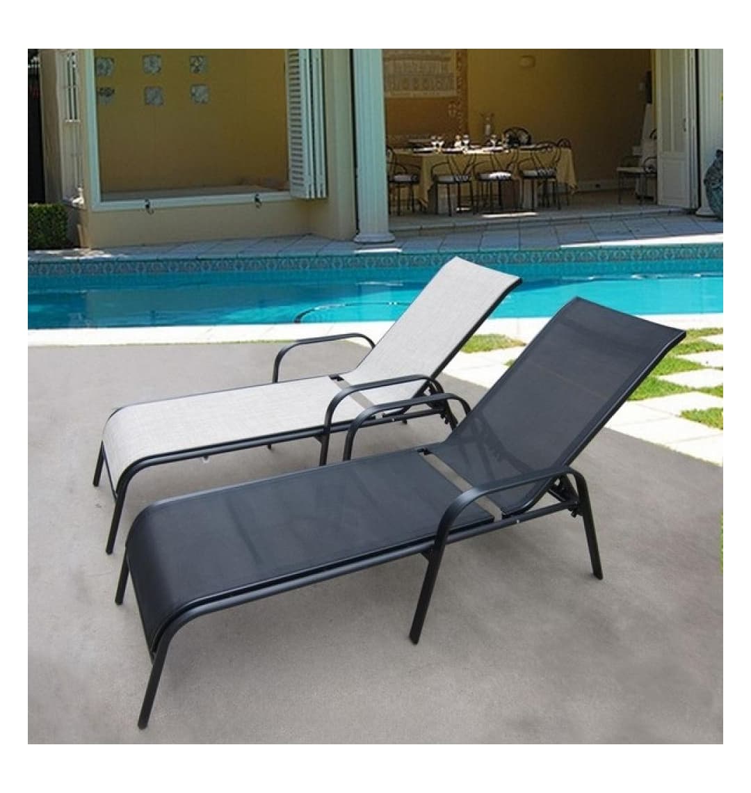 Шезлонг-лежак Бирма-3 MC-2051B Beige