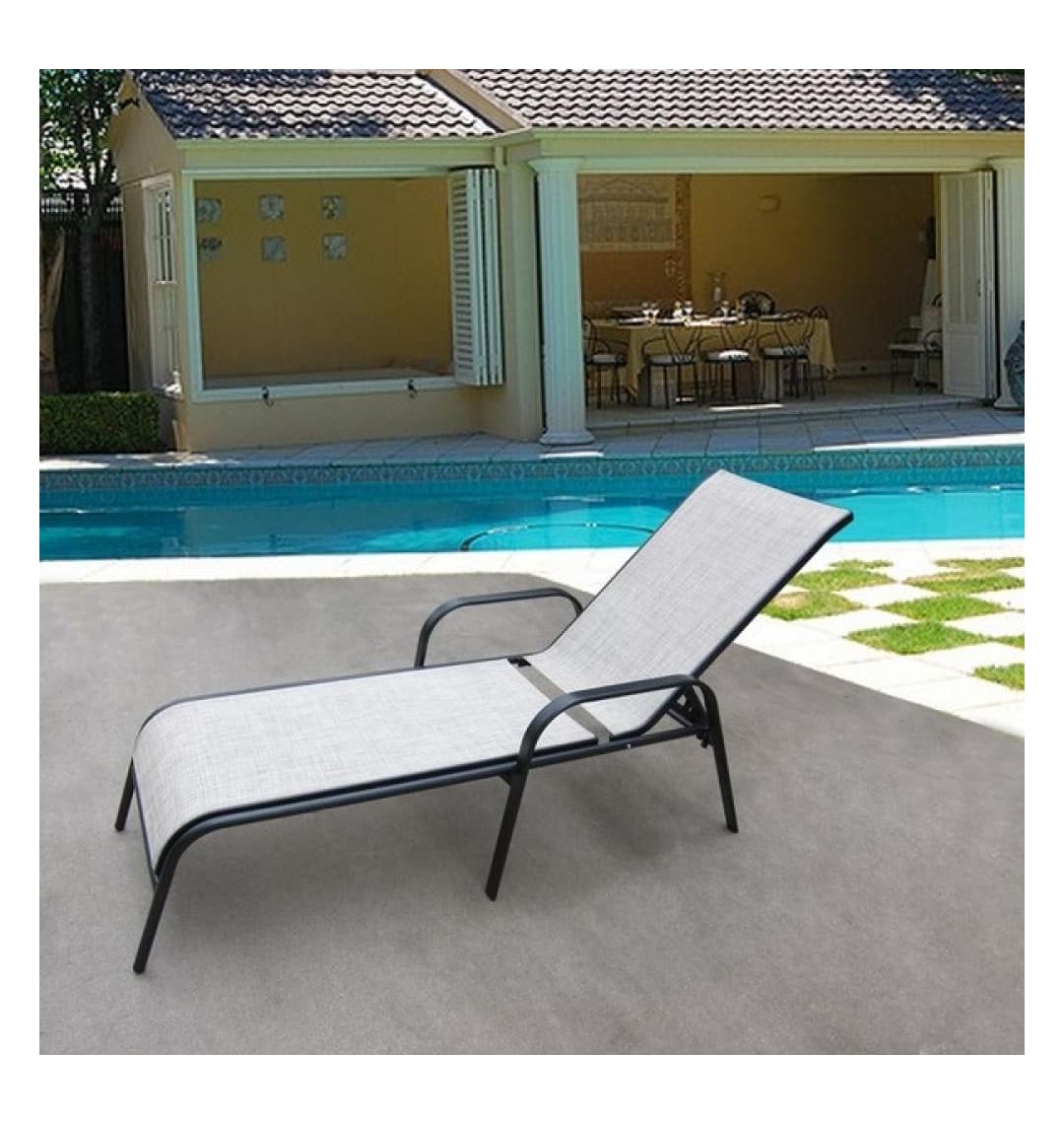 Шезлонг-лежак Бирма-3 MC-2051B Beige