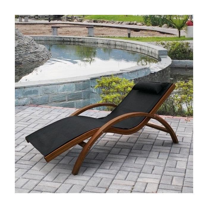 Шезлонг-лежак Мальта AFM-503A Black