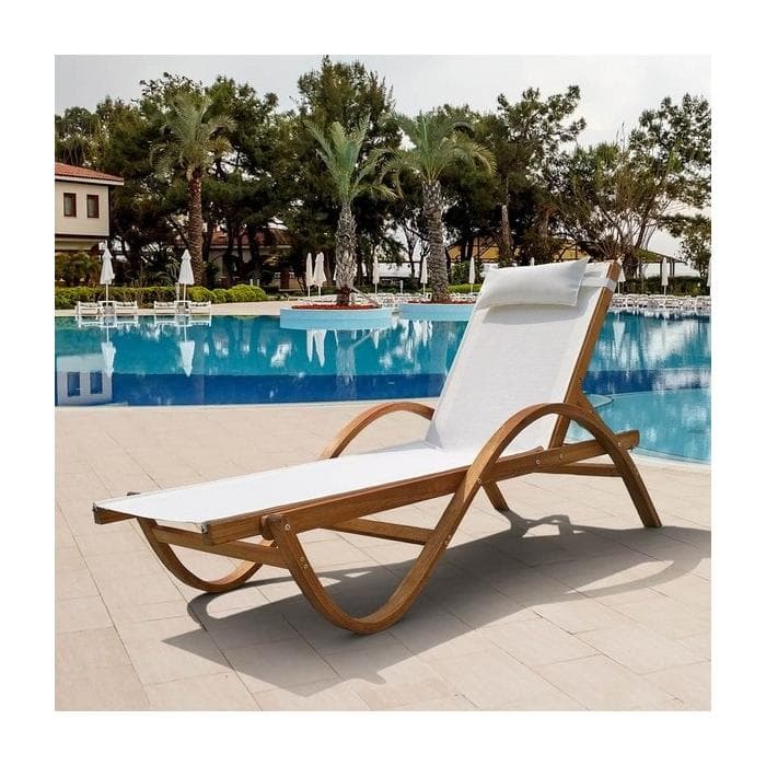 Шезлонг-лежак Мальта AFM-511C White