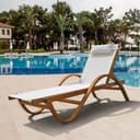 Шезлонг-лежак Мальта AFM-511C White