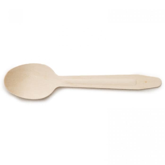 Ложка одноразовая, деревянная 160 мм