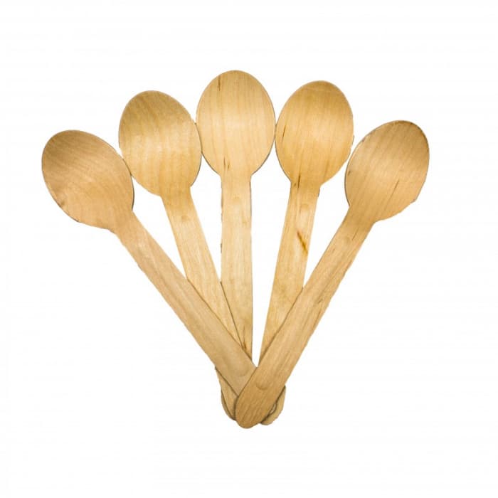 Ложка одноразовая, деревянная 160 мм №2 другая форма/ходовка