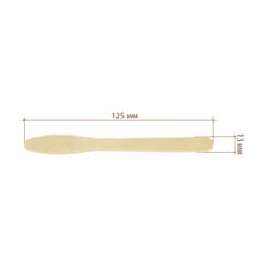 Дегустационная палочка одноразовая, деревянная 125 мм